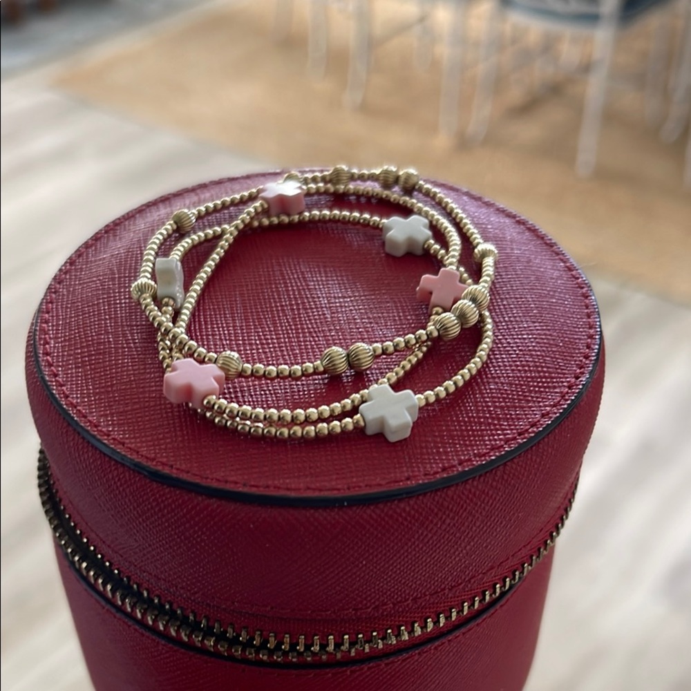 Stack of ENewton Bracelets